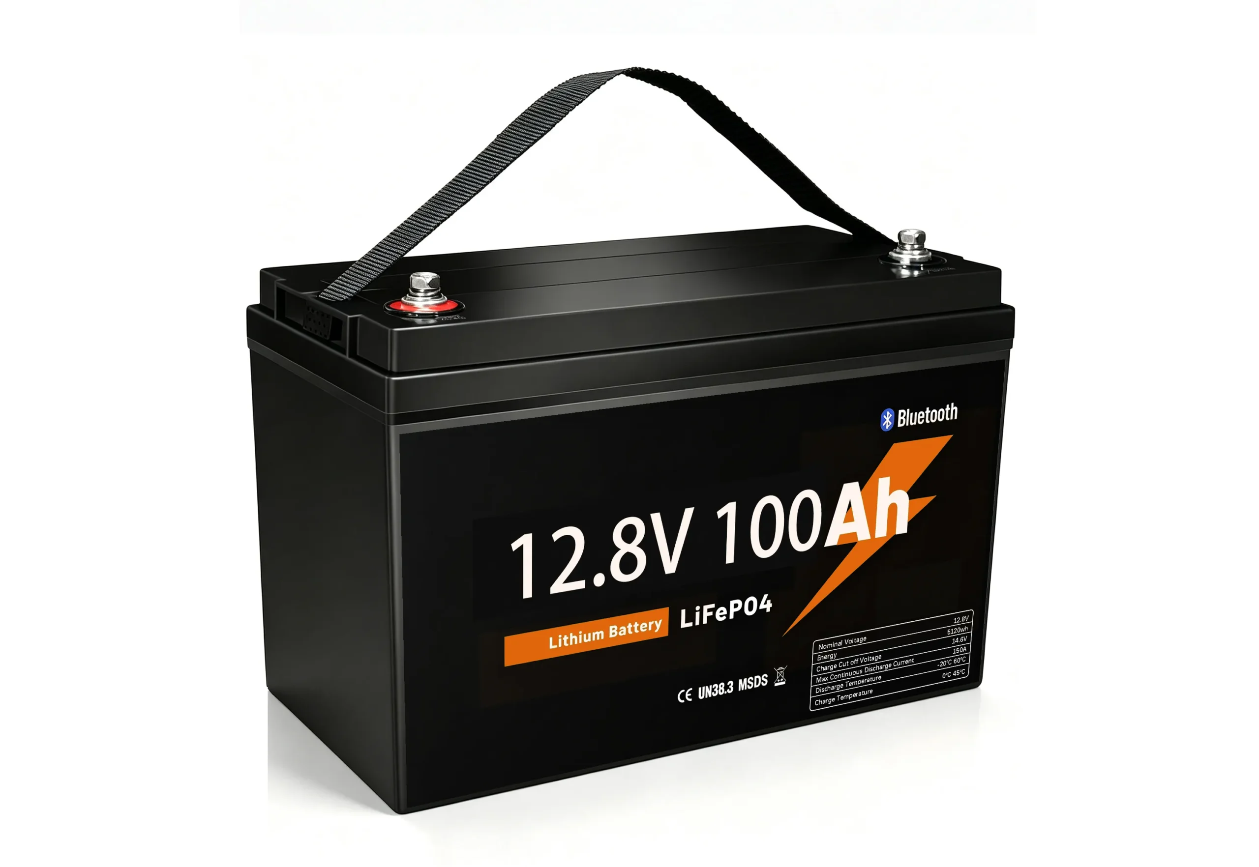 12.8V 100Ah 200AhLithium‑Ion Battery Pack